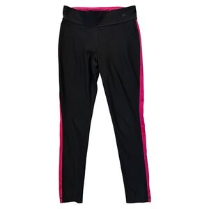 Xersion Black Leggings – Pink Athletic Trim (S)